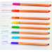 CANETA FINE LINE AMARELO 12 CORES PONTA FINA