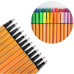CANETA FINE LINE AMARELO 12 CORES PONTA FINA