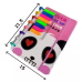 CADERNO INTELIGENTE A5 8 DISCOS COM POST IT PANDA FOFO CAPA DURA