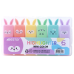 MINI MARCA TEXTO 6 KIT COELHO COR FLUORESCENTES
