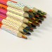 KIT 24 LÁPIS DE COR  ARCO-ÍRIS MULTICOLOR GRADIENTE LÁPIS MAGIC