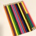 LÁPIS DE COR NEON 12 CORES COM 6 CORES CORPO TRIANGULAR BRW