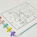 LIVRINHO INTELIGENTE PARA COLORIR CUTE COMFY COM 8 DISCOS TEMA VARIADO