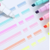 MARCA TEXTO APAGÁVEL PONTA DUPLA KIT COM 6 CORES MARCADOR MAGIC