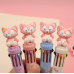 CANETA 10 CORES TEMA RAPOSA ROSA FOFO
