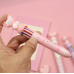CANETA 10 CORES TEMA RAPOSA ROSA FOFO