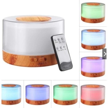 Difusor De Aromas Led Aromatizante Ultrassônico Umidificador 300ML - CX-70150