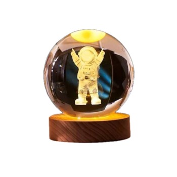 Luminária Cúpula Acrílico Astronauta 8cm - 70161