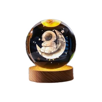 Luminária Cúpula Acrílico Astronauta 6cm CX-70309
