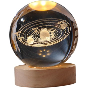 Luminária Cúpula Acrílico Sistema Solar 8cm - 70164