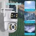 CAMERA DUPLA WIFI GUN BALL JT9697 AJA28H