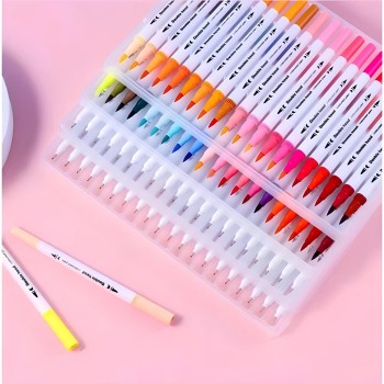 KIT DE CANETINHAS 2 EM 1 - 80 CORES / SCB006