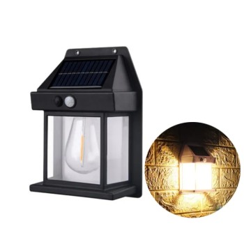 LAMPADA DE PAREDE SOLAR COM FILAMENTO BOM4209