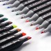 KIT CANETINHA MARCA TEXTO 120 CORES 