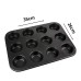 FORMA CUPCAKE ANTIADERENTE 12 CAVIDADES KL-8184