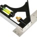 ESQUADRO COMBINADO INOX COM NIVEL BOM6514