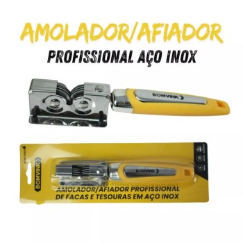 AMOLADOR AFIADOR PROFISSIONAL TESOURAS EM AÇO BOM1549