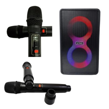CAIXA DE SOM 2 MICROFONE AM8517