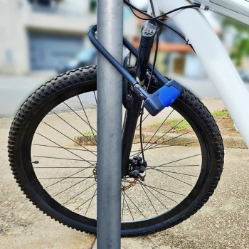 CADEADO PARA BIKE E MOTO CHAVE ST637