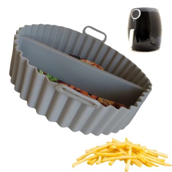 FORMA DE SILICONE PARA AIR FRYER COM DIVISORIA - SUP130