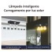 LUZ DE PAREDE SOLAR RECARREGÁVEL ALB1291