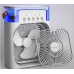 Ventilador Portátil com Função Umidificador e Alça de Couro Sintético