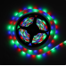 Fita LED RGB 12V 3528 - 5m com Fonte e Controle Remoto - IP65 à Prova d'Água
