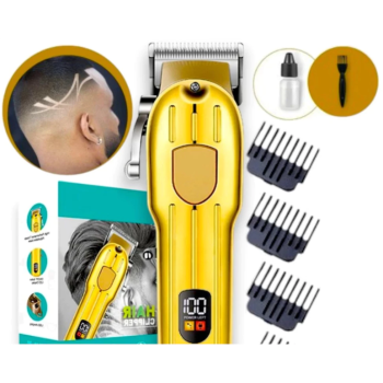 Máquina De Cortar Cabelo Barbeiro Profissional elétrica bateria recarregável Sem Fio Profissional