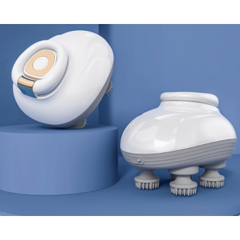 Massageador Elétrico Inteligente para Couro Cabeludo – Estimulação Relaxante com Design Premium