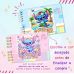 Livro De Colorir Stitch Estilo Bobbie Goods 50 Desenhos Capa Dura Folha Acetato Anti Stress Pintar
