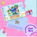Livro De Colorir Stitch Estilo Bobbie Goods 50 Desenhos Capa Dura Folha Acetato Anti Stress Pintar