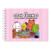  LIVRO DE COLORIR COZY FRIENDS – 50 PÁGINAS | PAPEL GROSSO 180g | CAPA DURA