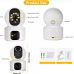 Câmera de Segurança IP Wifi 2 Cameras FULL HD com visão noturna Auto Track visão fixa e 360° aplicativo icsee