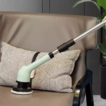 Escova Elétrica de Limpeza com Cabeças de Escova – Escova Giratória Recarregável Multiuso
