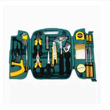 Caixa de Ferramentas com 27 Peças – Kit Completo para Reparos Domésticos e Gerais