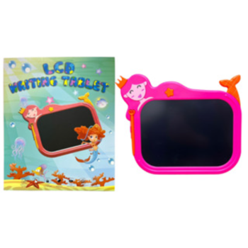 Tablet Lousa Mágica da Sereia Infantil para Desenho e Escrita Tela LCD