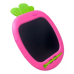 Lousa Mágica Infantil LCD 8,5” – Formato Cenoura, Escrita Colorida
