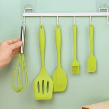 Kit Culinário Conjunto de Utensílios de Silicone 5 Peças