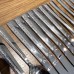 6 peças no pacote de Faca de inox detalhado