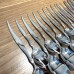 6 peças no pacote de colher de sobremesa de inox detalhado
