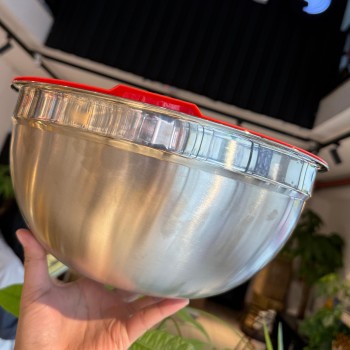 Tigelas de inox com tampa 30cm