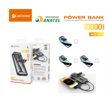 WUP-377 POWER BANK+INDUCAO 10000mah