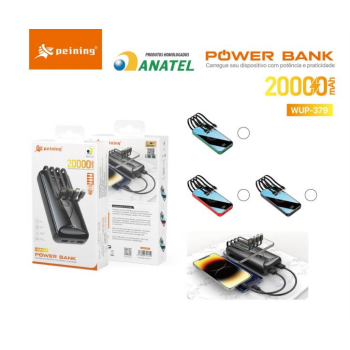 WUP-379 POWER BANK+INDUCAO 20000mah