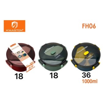 FH06 Marmita Térmica Hermética Adulto e infantil Lancheira com Talher1000ML