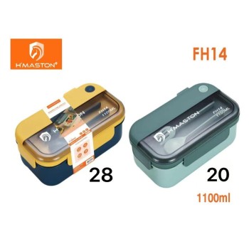 FH14 Marmita Térmica Hermética Adulto e infantil Lancheira com Talher  1100ML