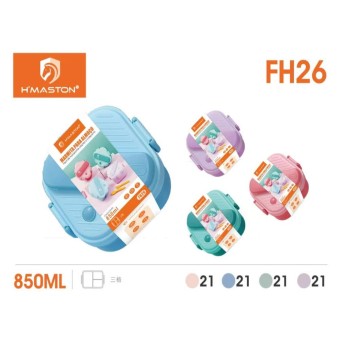 FH26 Marmita Térmica Hermética Adulto e infantil Lancheira com Talher 850ML