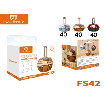 FS42 Mini Ventilador Portátil Usb Recarregável