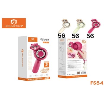 FS54 Mini Ventilador Portátil De Mão  Usb Recarregável
