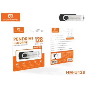 HM-U128 Metal Alta Velocidade Flash Drive Pen Drive 128GB
