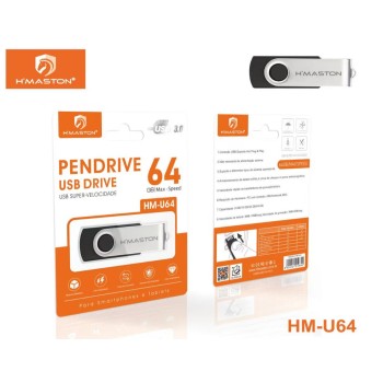 HM-U64 Metal Alta Velocidade Flash Drive Pen Drive 64GB